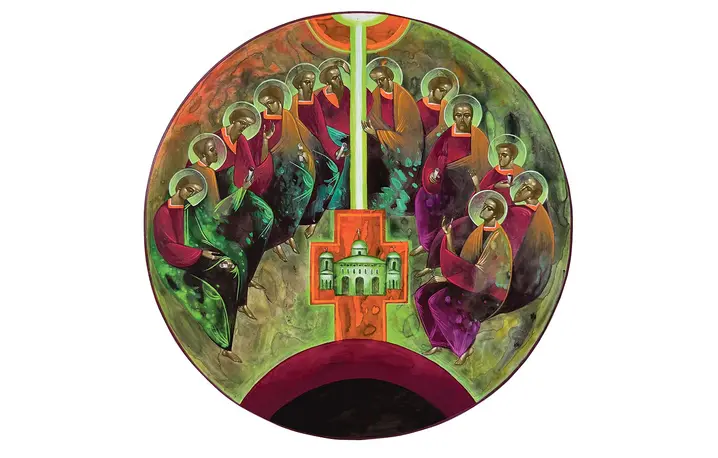 Zstąpienie Ducha Świętego, Kateryna Shadrina | fot. Iconart Gallery Zstąpienie Ducha Świętego, Kateryna Shadrina | fot. Iconart Gallery