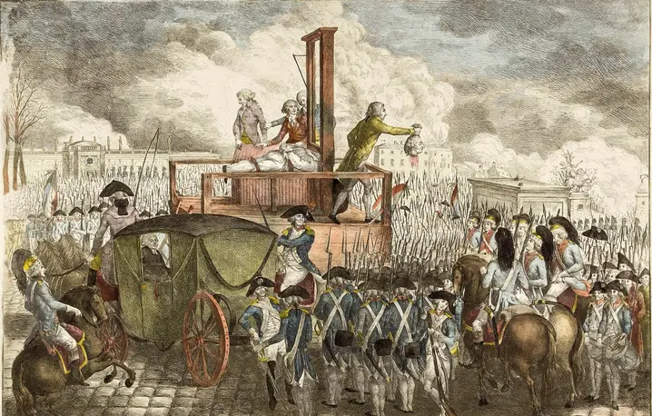 Egzekucja Ludwika XVI, anonimowy francuski rytownik, 1793 r. | Fot. Wikipedia Egzekucja Ludwika XVI, anonimowy francuski rytownik, 1793 r. | Fot. Wikipedia